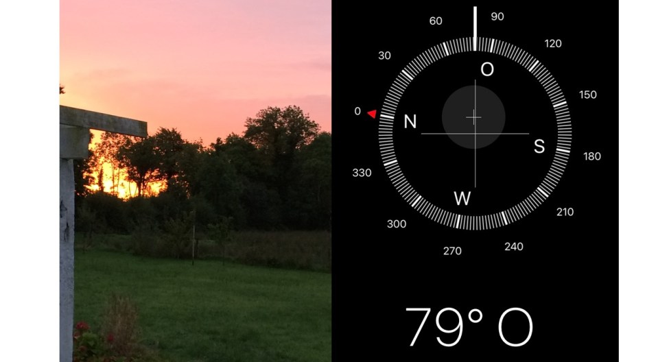 Sommerlicher Sonnenaufgang